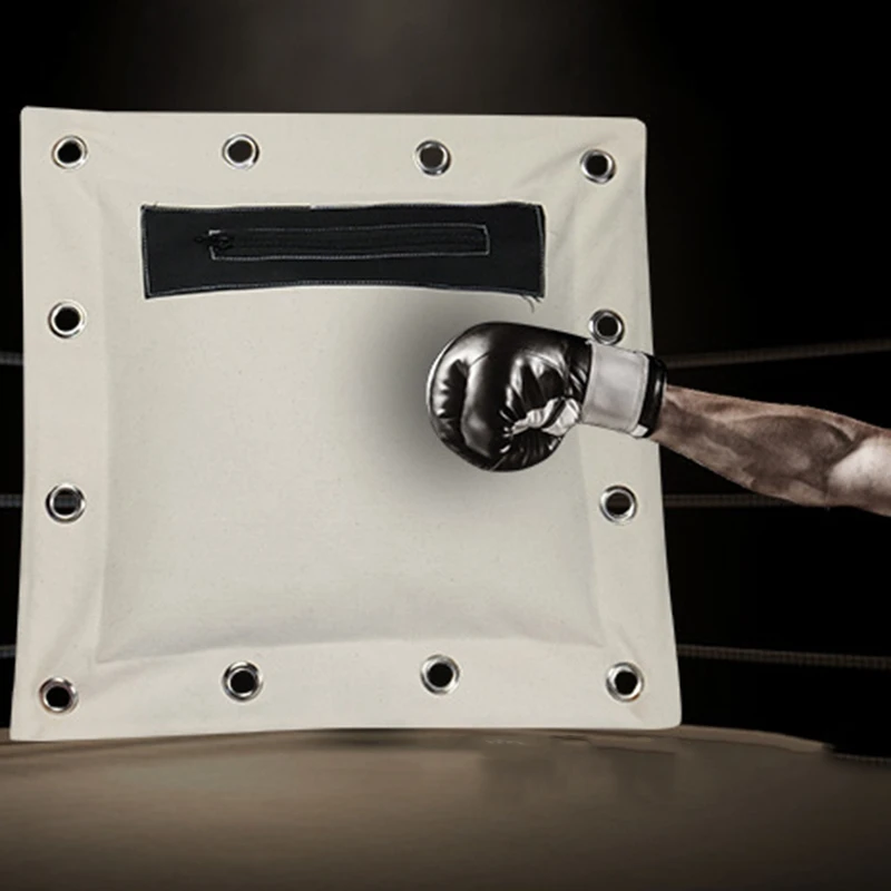 헤비 듀티 윙 천 펀치 백, 빈 모래 가방, 쿵푸 무술 벽 가방, 킥 복싱 펀치 백, 38x38cm 