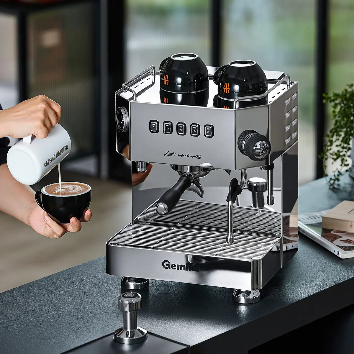 CRM3018 Made In China Camping Travel Instant Okka Turkish Industrial Electric Espresso Coffee Maker Machine 6