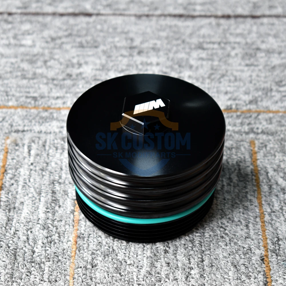 Engine Oil Filter Cover For BMW N20 N26 N52 N54 N55 oil filter shell forged aluminum alloy cover Engine Car Modification