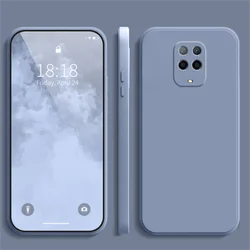 Enhanced Title: Colorful 360° Protective Liquid Silicone Mobile Cover for Redmi Note9 Pro (Gray)