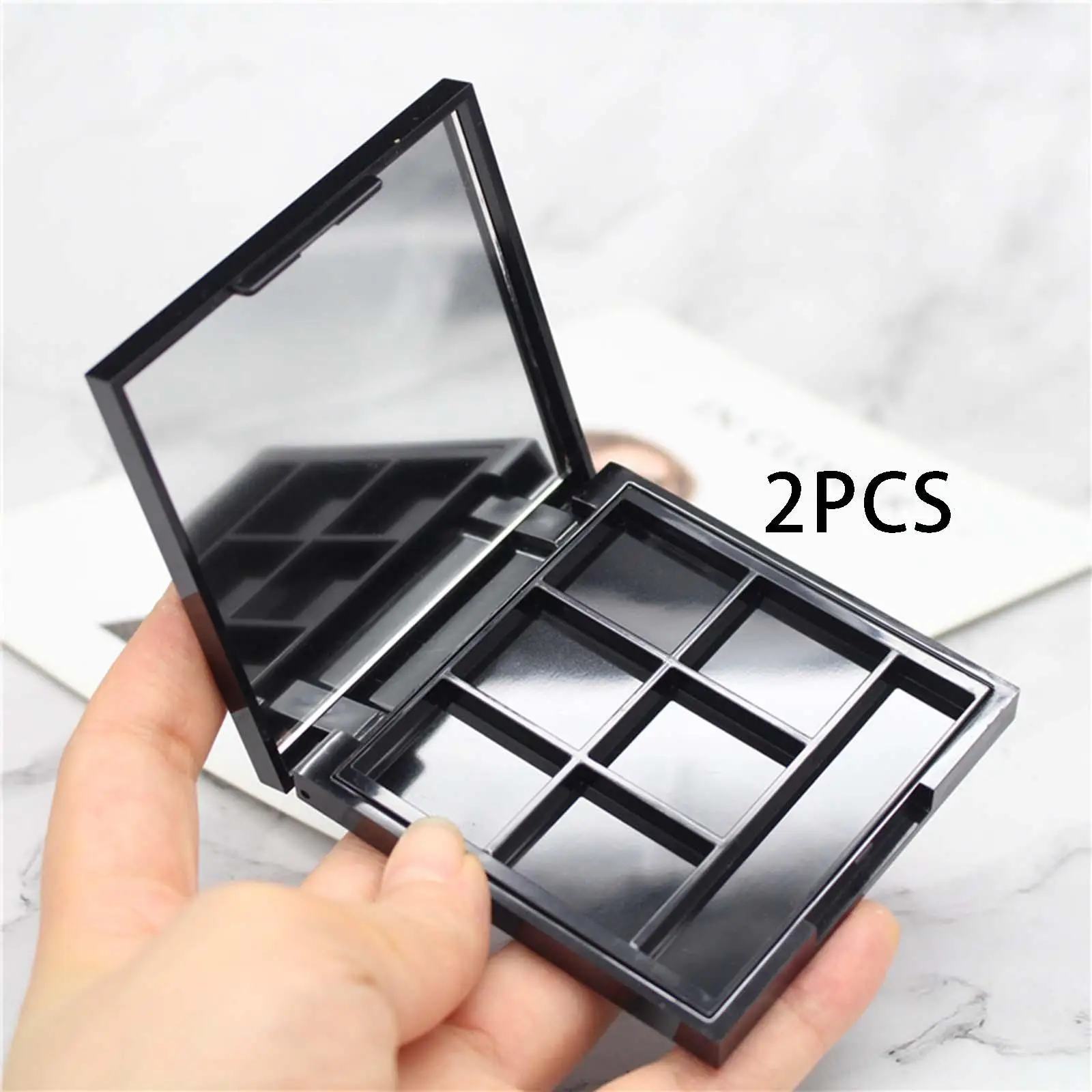 6 Color Magnetic Eyeshadow Storage Box Case Makeup Eyeshadow