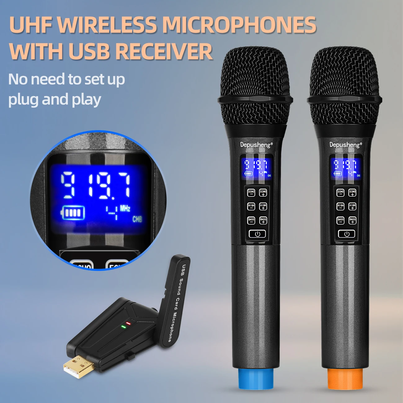 Depusheng W4  ũ,  Ʈ ̽,  98 FT , UHF ޴ ڵ ̳ ũ ý