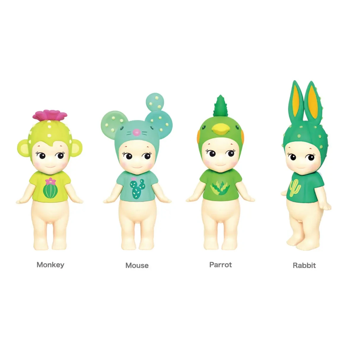 Sonny Angel Cactus Series Blind Box toy for girl Random box doll Lucky box Rabbit Monkey Mouse Parrot