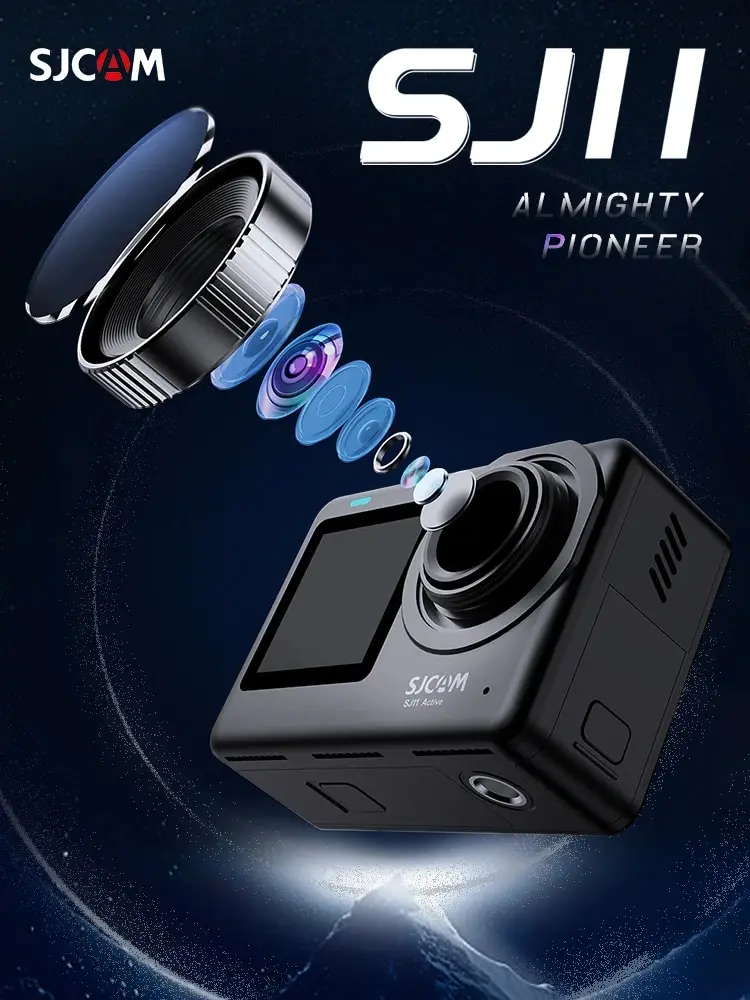 SJCAM SJ11 Active Action Camera 4K 2.33" Touch Screen Waterproof 5G WiFi Active HDR Video Action Cam Camera Sport Flagship - AliExpress