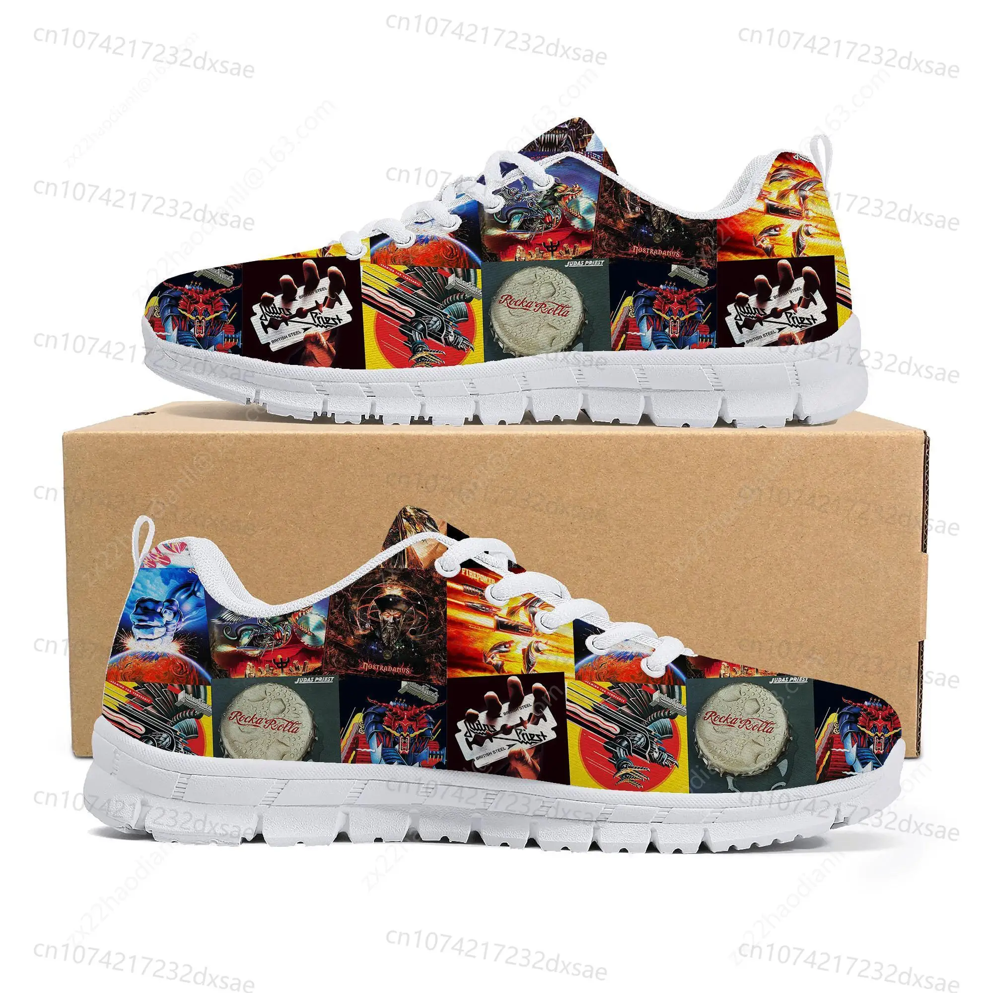 Judas Priest Heavy Metal Rock Band Sports Shoes Mens Womens Teenager Children Sneakers Casual Custom High Quality Couple Shoes