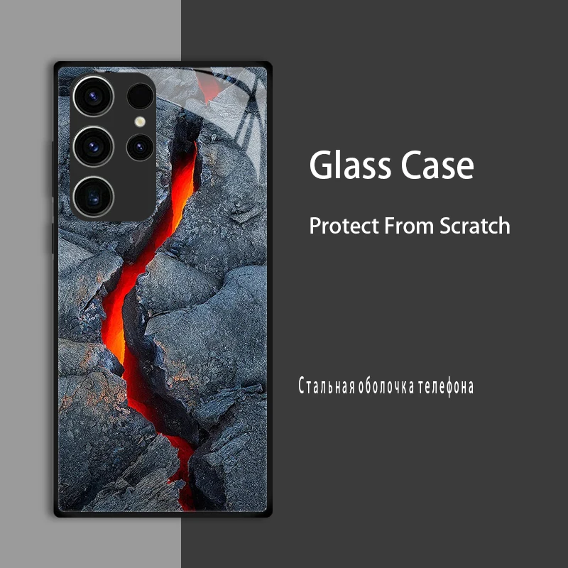 Premium Tempered Glass Protective Case with Sturdy Bumper