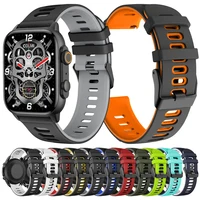20mm 22mm Replacement Soft Silicone Strap for COLMI C81 C80 M40 M42 Band for COLMI P71 P73 P8 I30 Bracelet Wristband Accessorie