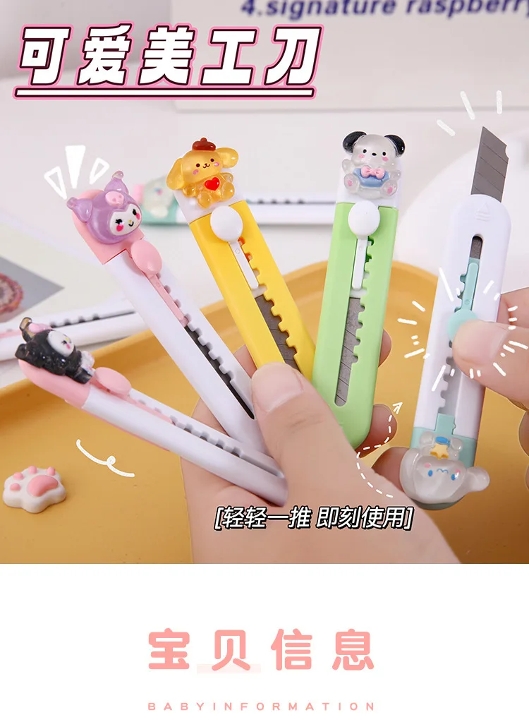 

BL0072 Customized Deposit Wholesale Cute Cartoon Art Knife Creative plink for SmartBUY