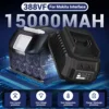 Drillpro 1 PC 388VF Rechargeable Battery for Makita Interface 15000mAh Lithium Battery for Electric Wrench Drill Saw Power Tools 2
