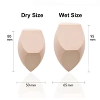 Big Size Makeup Sponge Foundation Puff 5pcs Wet Dry Dual Use Soft Makeup Foundation Sponge Puffs Make Up Blender Cosmetic Tool 2