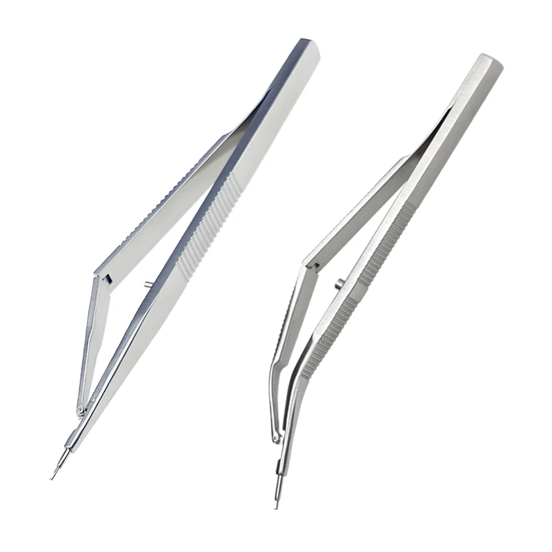 Trabekulektomie-Punch Vitreo-retinale 0,8mm/1,0mm/1,5mm Kopf Dreieckiger Skleral-Bisskutter aus Edelstahl Ophthalmologisches Instrument