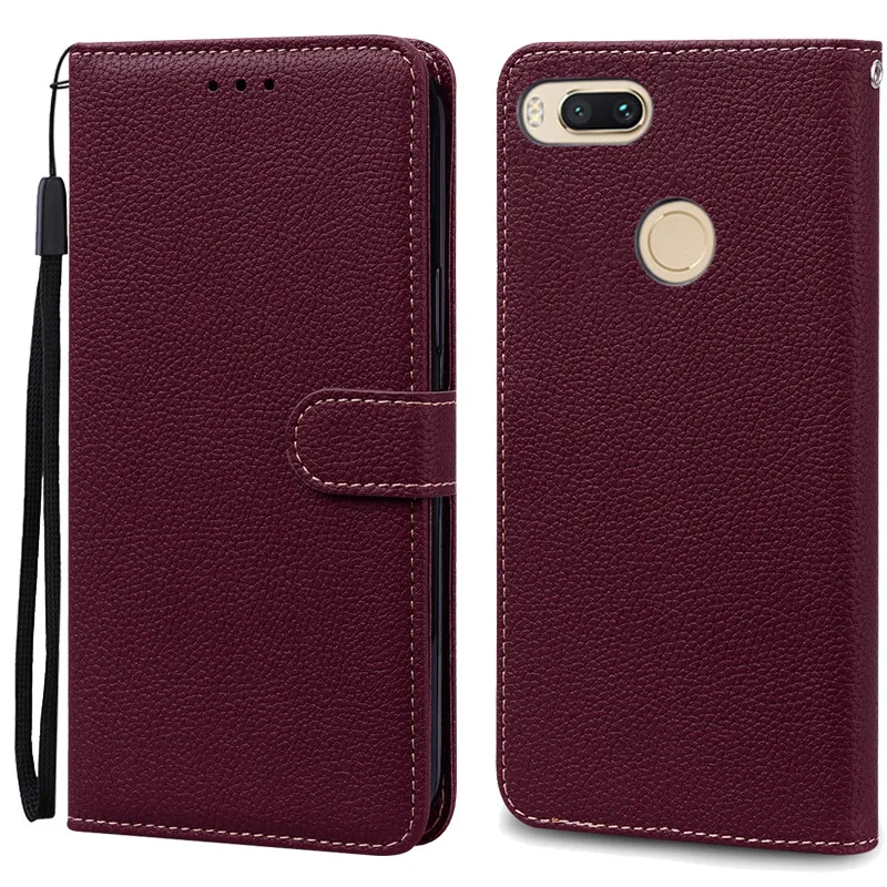 Leather Wallet Flip Case - Elegant Protective Cover with Bumper Coque and Storage Pockets