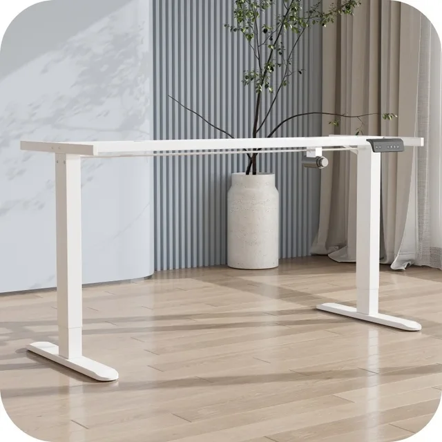 Electric Smart Lift Table Adjustable Height Desk Computer Workstation Sit-stand Desk Suitable for Home Office Bedroom and Study