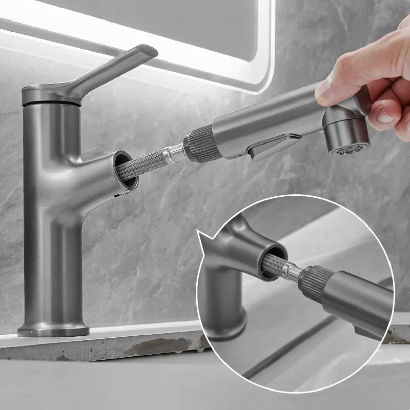 

Bathroom Accessories Washbasin Faucet Tapware Portable Mixers Home Improvement Cold and Hot Taps Single Lever Luxury Bath Use