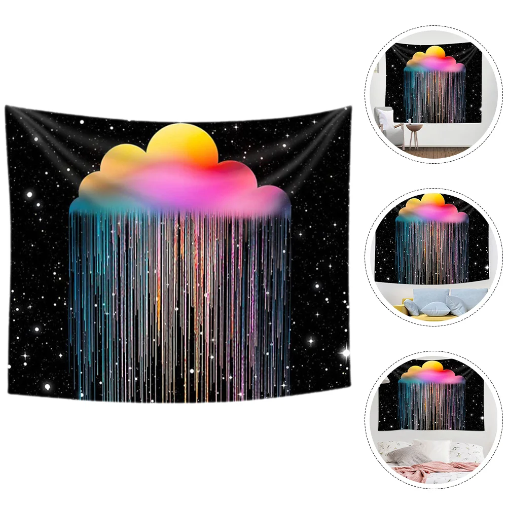 

Clouds Rainbow Tapestry Retro Tapestry Wall Hanging Tapestry Wall Art Tapestry