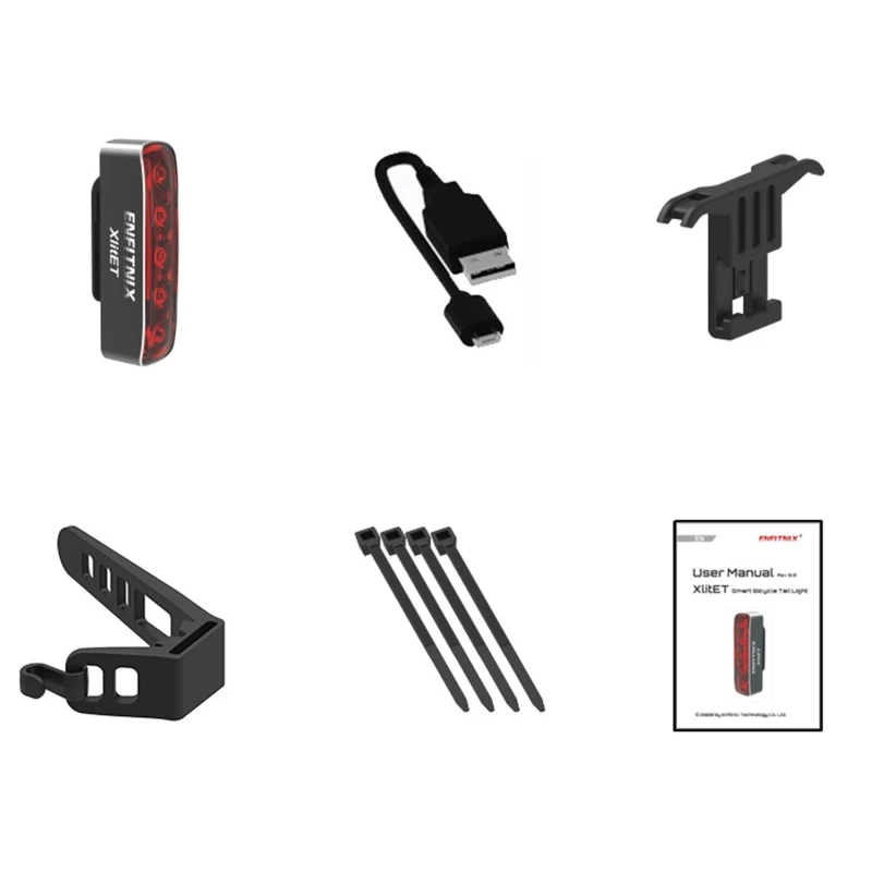 

F1FD XfitET Auto Start Stop Brake Sensing Фонарик для Smart Bike Tail Light