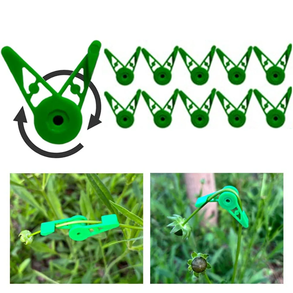 

10-Pack Plant Branch Bending Training Clips Garden Stem Training Clips 360° Adjustable Stand For Low Stress Plant Training