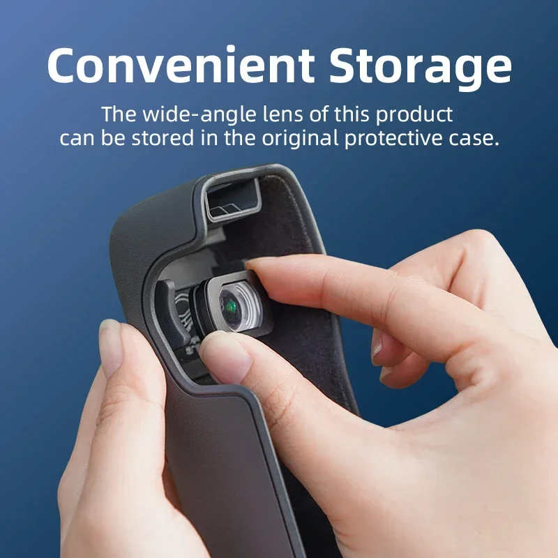 112&deg; Wide-Angle Lens Filter for DJI Osmo Pocket 3,Capture More In Every Frame camera accessories action camera accessories handheld gimbal accessories Handle Gimbal Camera Accesories