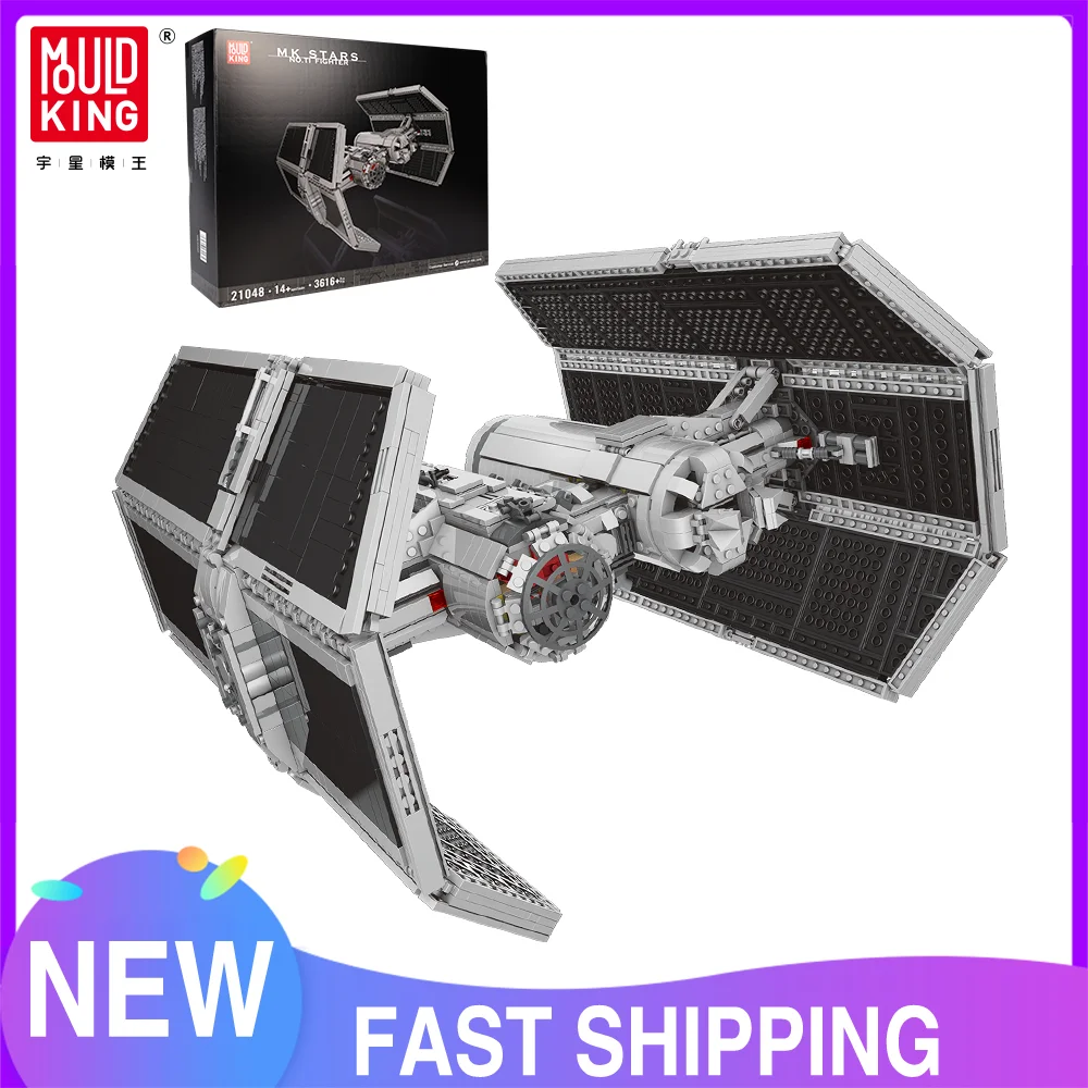 Mold King 21048 Star Plan Toys The Moc Tie Bomber Star Fighter Model Assembly Building Block Bricks Regali Di Natale Per Bambini
