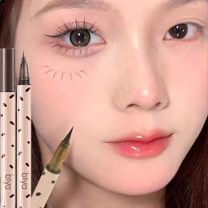 

Ultra-fine Liquid Lying Silkworm Eyelash Pen Matte Brown Gray Eyeliner Highlighter Pencil Smooth Lasting Eye Shadow Stick Makeup