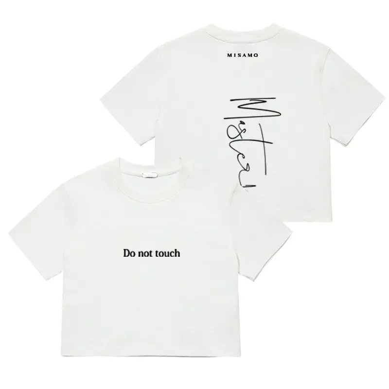 Kpop Twice Misamo Do not touch O Neck Tops T Shirt Wednesday