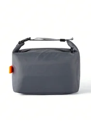 Insulated High - Capacity Reusable Lunch Bag - Leakproof Cooler (Gray)