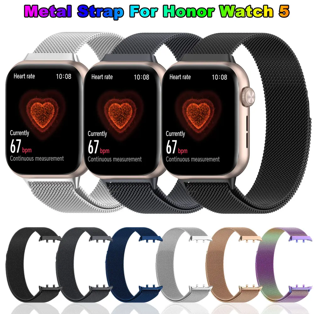 Magnetic Loop Stainless Steel Watchband Bracelet Strap