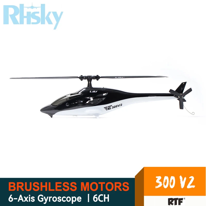 Esky 300 V2 Remote Control Model Airplane 6Axis Flybarless Simulation