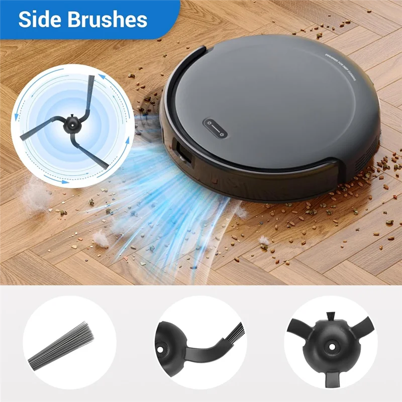 BUXEBUX 22-Pack Replacement Parts Kit For Eufy C10 Omni Robot Vacuum - Includes Roller Brushes, HEPA Filters, Side Brushes, Dust Bags & Tools