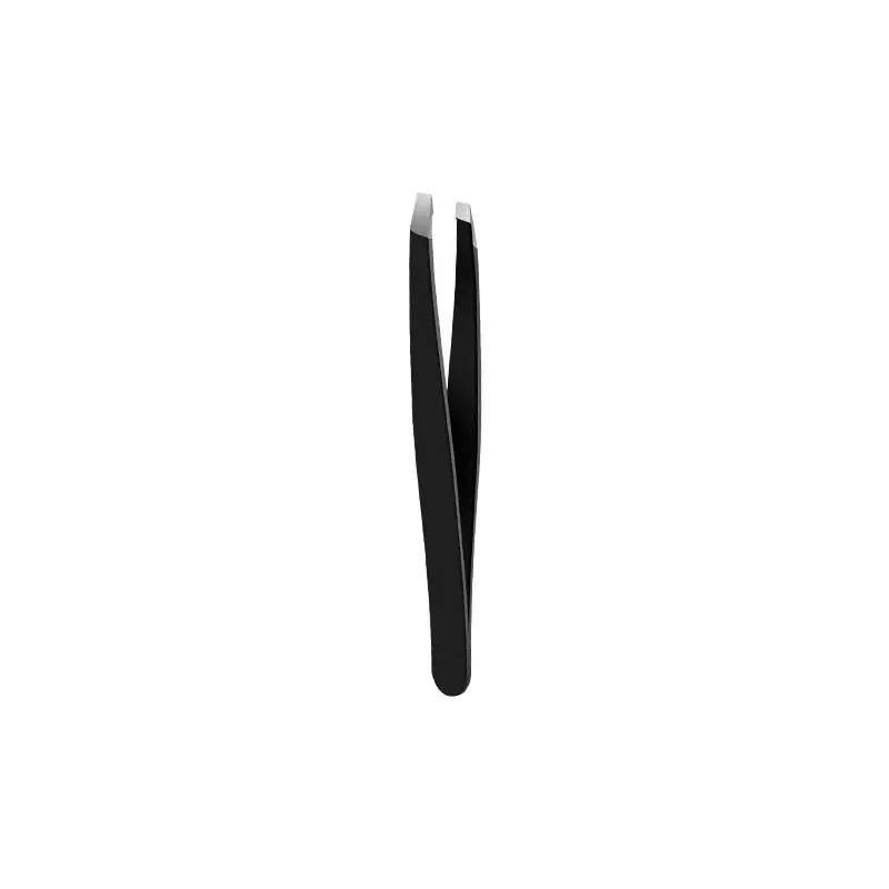 Stainless Steel Eyebrow Tweezers Black Flat Hairs Puller Beauty Makeup Tool Anti-static Precision Repair Tool For Eyebrow DIY different types of wood planes Hand Tools