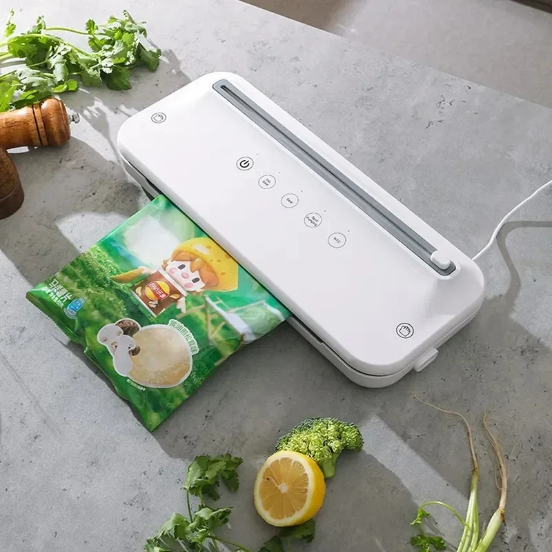 2024 NEW Food Vacuum Sealer Machine High Power Plastic Packaging Sealer Kitchen Food Storage Containers for Food Preservatio 5