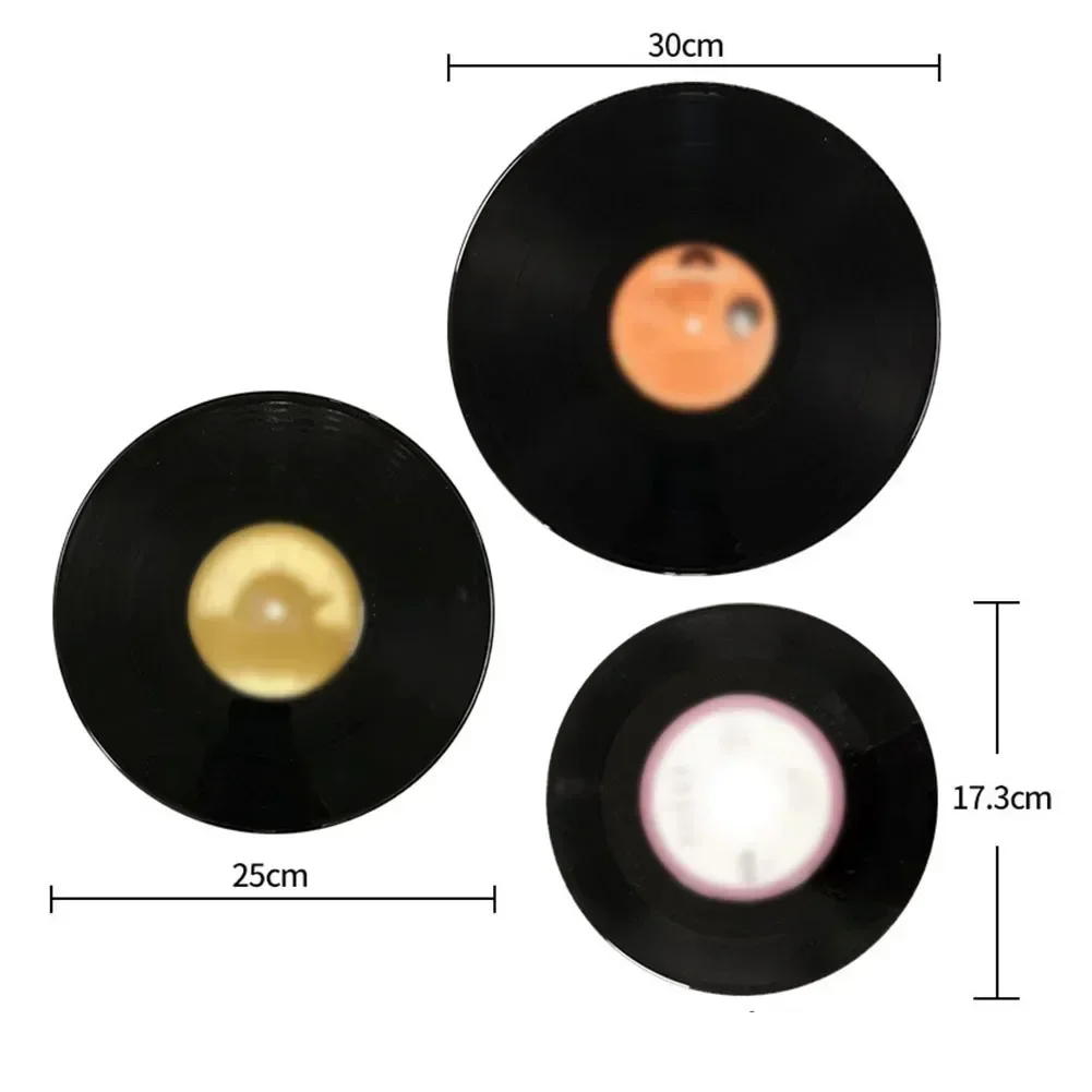20PCS 7/10/12 Inch Vinyl Record Inner Sleeves Anti-static White Kraft Paper Record Inner Bag Protectors Rounded Corne With Hole