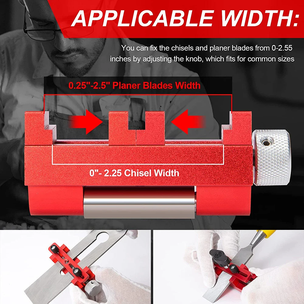 5-82mm Metal Wood Chisel Abrasive Tools Precision Chisel Sharpening Kit  with Roller Stainless Steel for Chisel/Planer Grinding - AliExpress