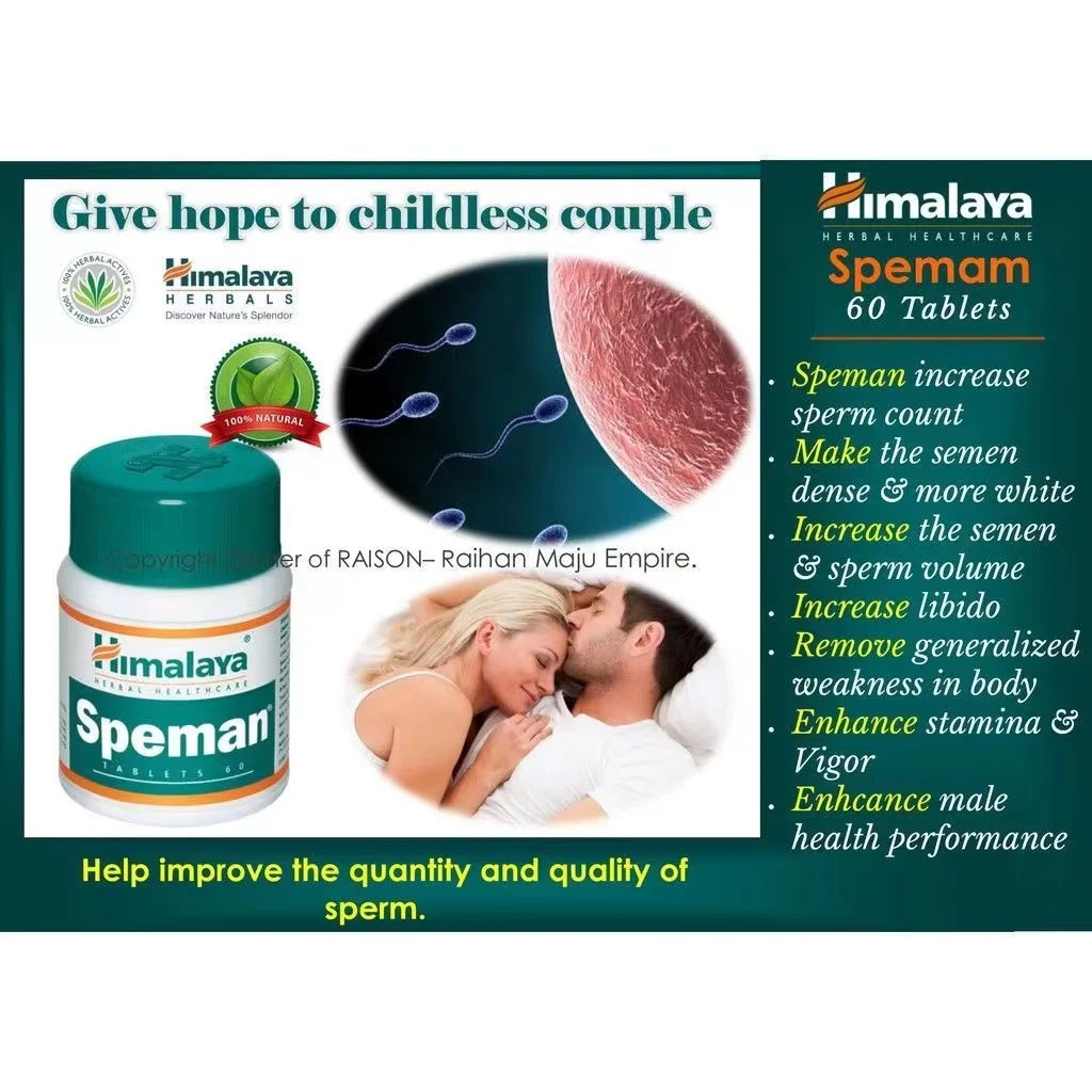 Male Enhancing Supplement 60 Healthy Sperm