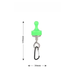 Heavy Duty Magnetic Carabiner Hooks for Outdoor and Camping Use (L)