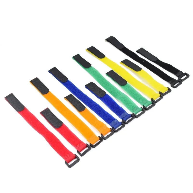 5/6/10Pcs Universal Velcro Bike Handlebar Tie Straps Cycling Flashlight Light Cable Organizer Accessories