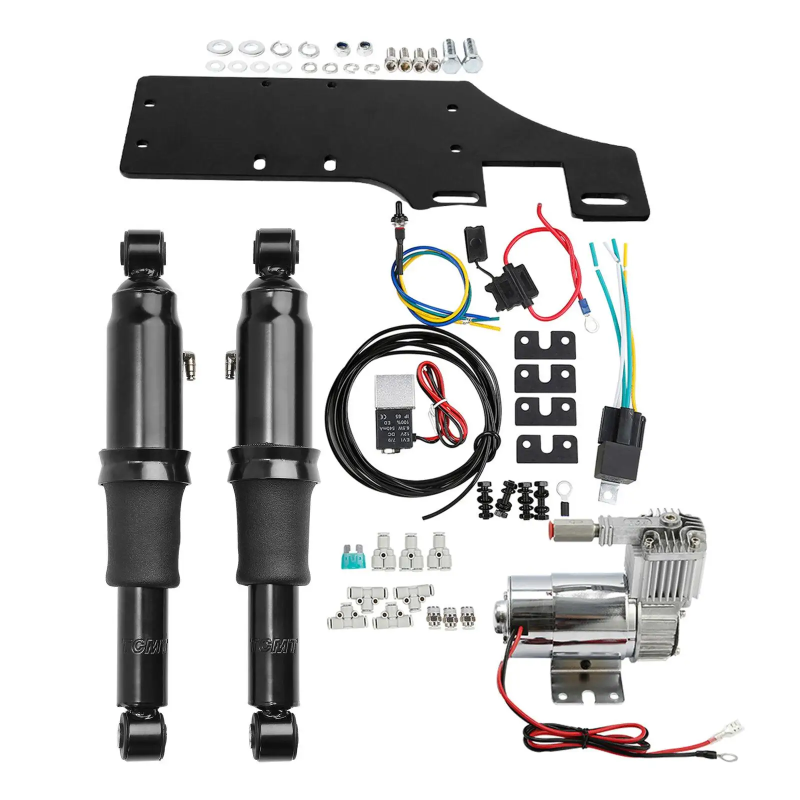 

AP02 Rear Air Ride Suspension Kit For Harley Touring Bagger Street Road Glide 1994-UP