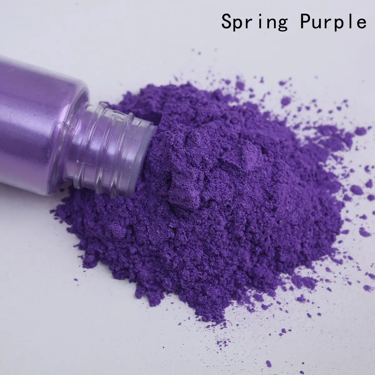 Purple Natural Mica Powder Pigments for DIY Art and Crafts - 25ml Shimmering Resin and Nail Gel Enhancer