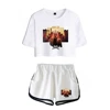 Tiago PZK Gotti A Tour 2025 Tee Shorts Suit Fashion Two Piece Sets Casual Short Sleeve 2 Piece Set Hip Hop Tees Funny Crop Top 3