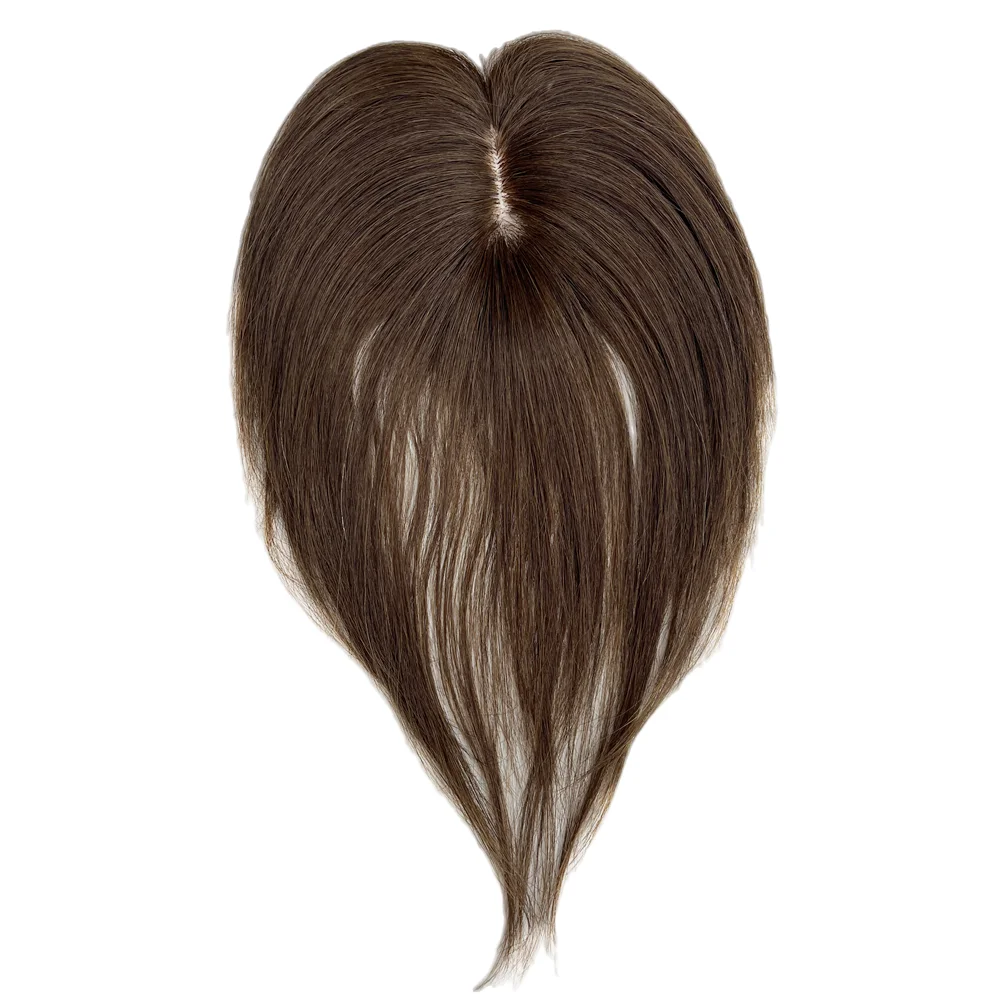 Human Hair Toppers 10inch Human Hair Toppers for Women with Clips