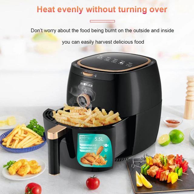 6l Electric Air Fryer Oven360°baking Deep Fryer Without Oil Top