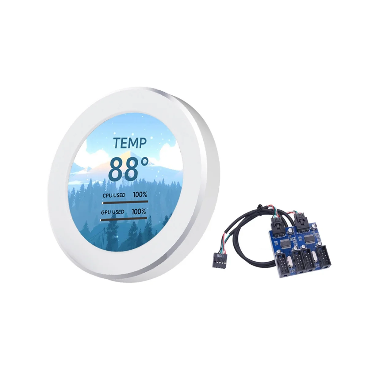 USB ý  ȭ, IPS  LCD ÷, CPU GPU RAM HDD ͸, , 2.1 ġ, 480x480