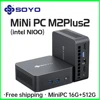 SOYO M2 PLUS 2  Mini PC Intel Alder Lake N100 Windows 11 Pro MiniPC 16GB DDR4  512GB PCIe M.2 SSD WiFi 5 BT5.0 Desktop Computer 1