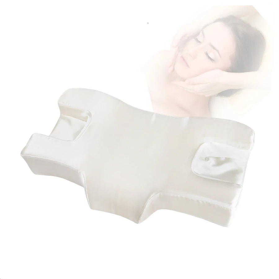 

Anti Wrinkle Neck Care Beauty Pillow Pillow In Hotel Beauty Salon Satin Pillowcase Memory Foam Pillow for Sleeping Orthopedic