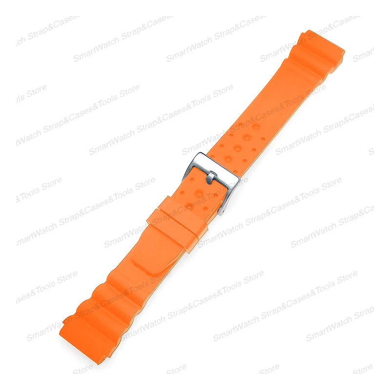 Waterproof Silicone Sport Watch Straps - Durable Rubber Replacement Bracelet