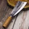 High hardness forging multi-functional firewood knife, forest logging knife, home splitting knife, bamboo knife, bone cleaver 3