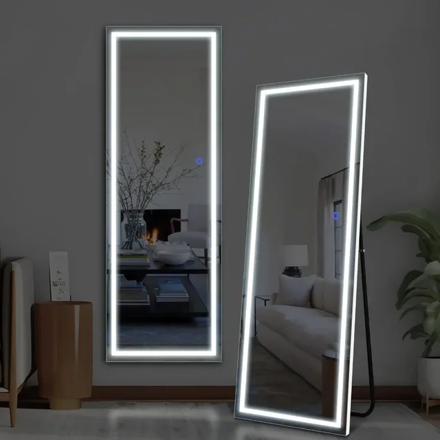 63"x16" Full Body LED Lighted Mirror 1