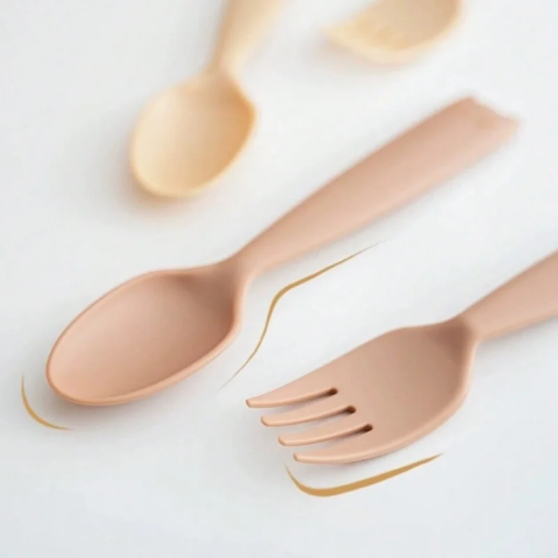 Baby Training Complementary Food Fork Spoon 2 sets