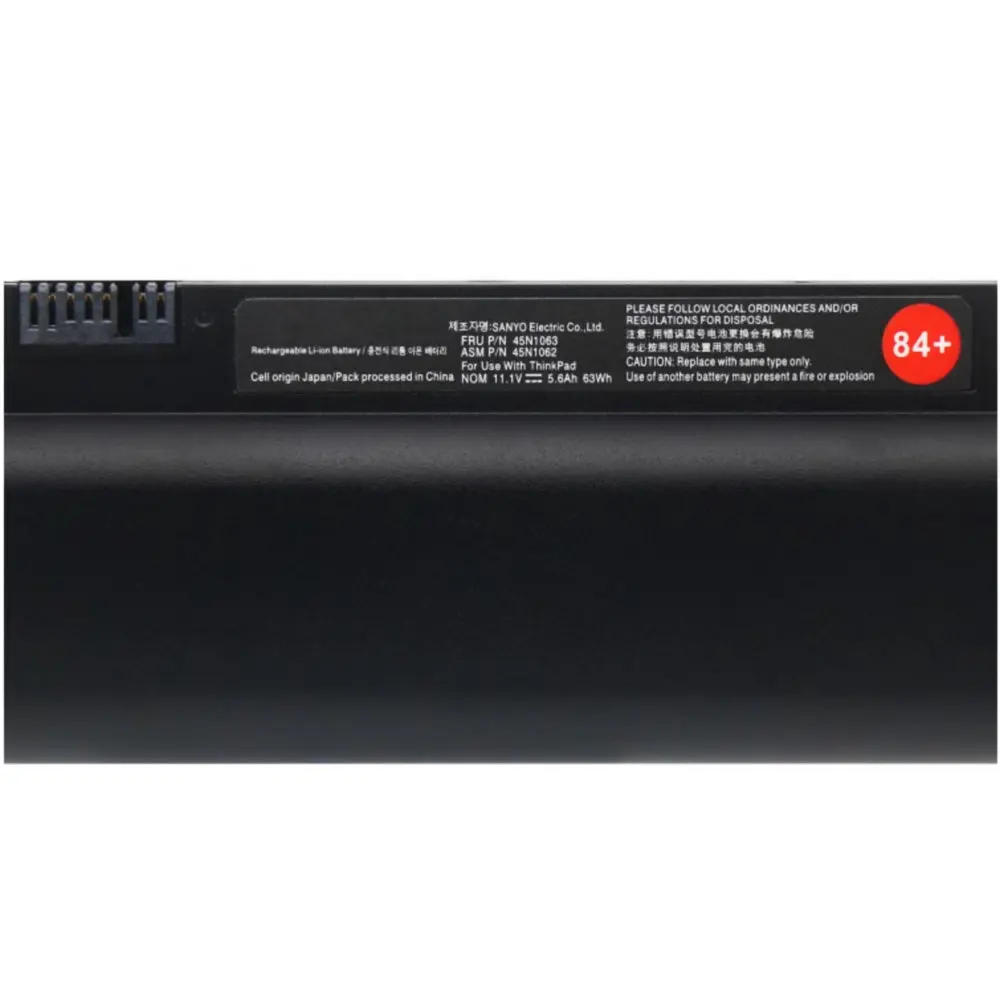 Akku passend für Lenovo ThinkPad X130e, X140e, Li-Ion, 10,8V, 5200mAh