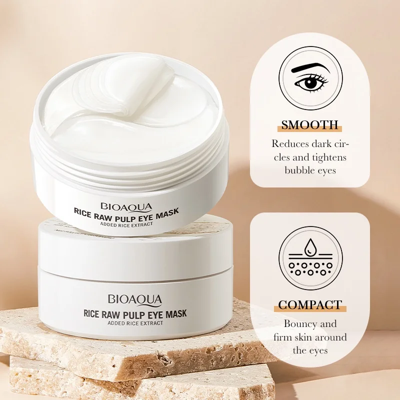 BIOAQUA Rice Eye Mask 60pcs Anti Dark Circles Bags